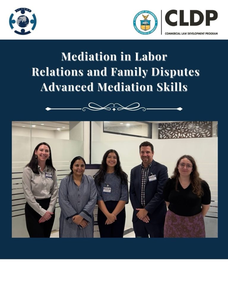 Mediation in Labor Relations and Family Disputes Advanced Mediation Skills